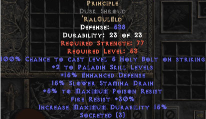 principle dusk shroud