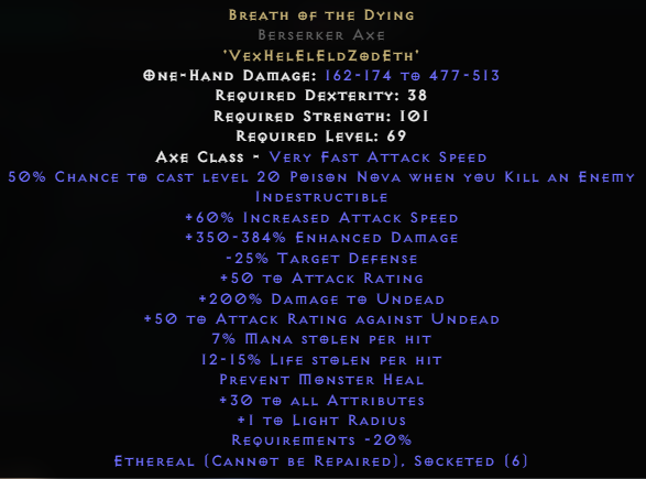 breath of the dying berserker axe