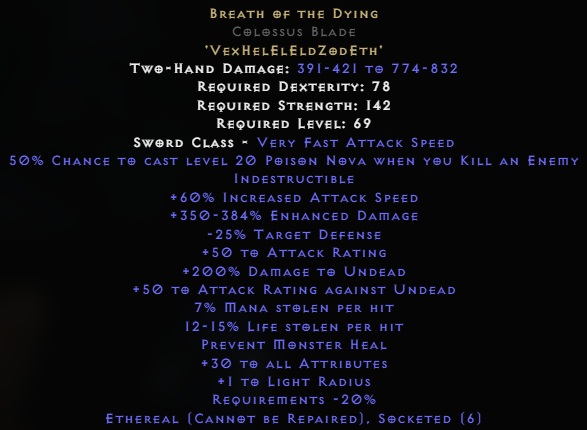 breath of the dying colossus blade 350-385