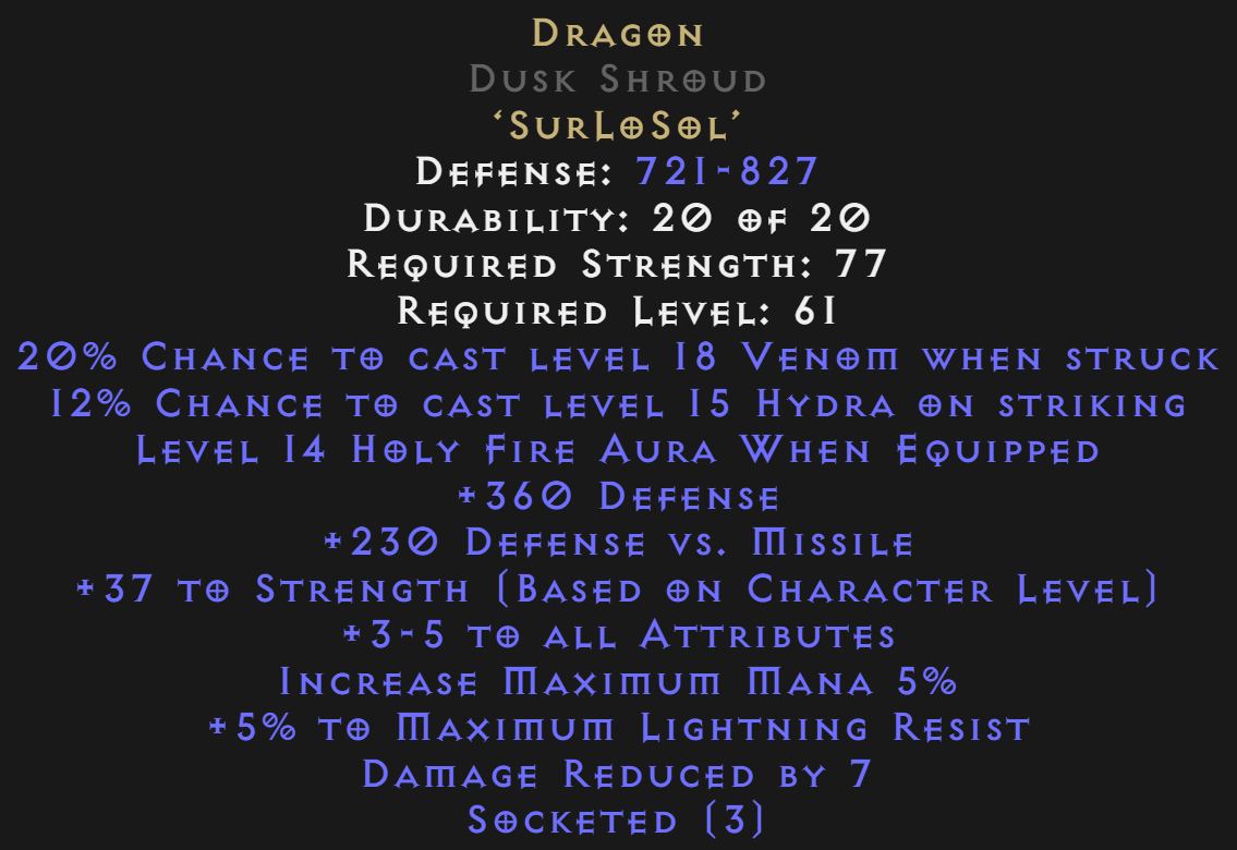 buy d2r dragon dusk shroud
