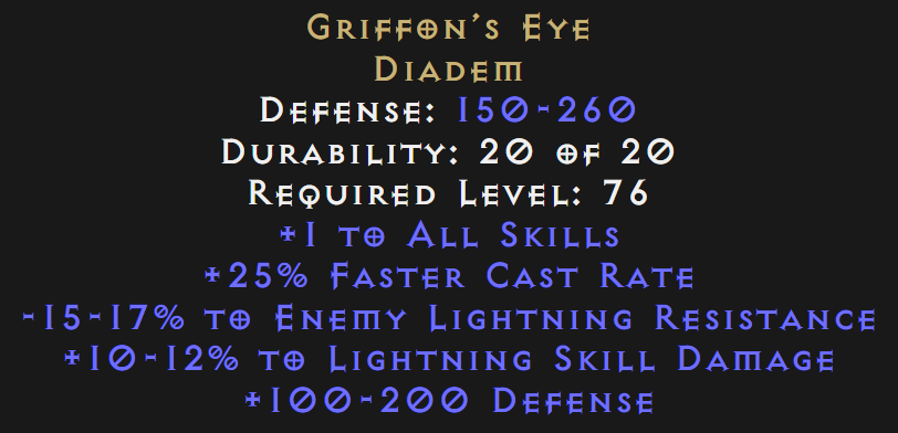 buy d2r griffon