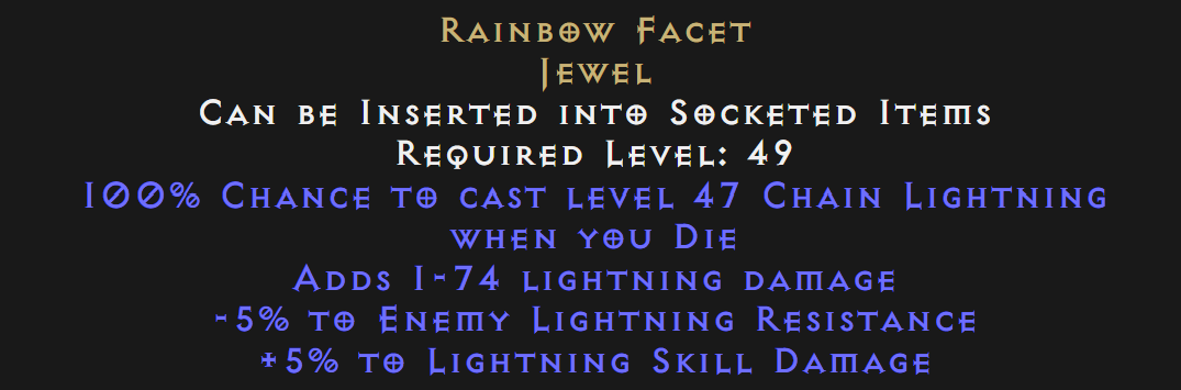 buy d2r rainbow facet 5 5 light die