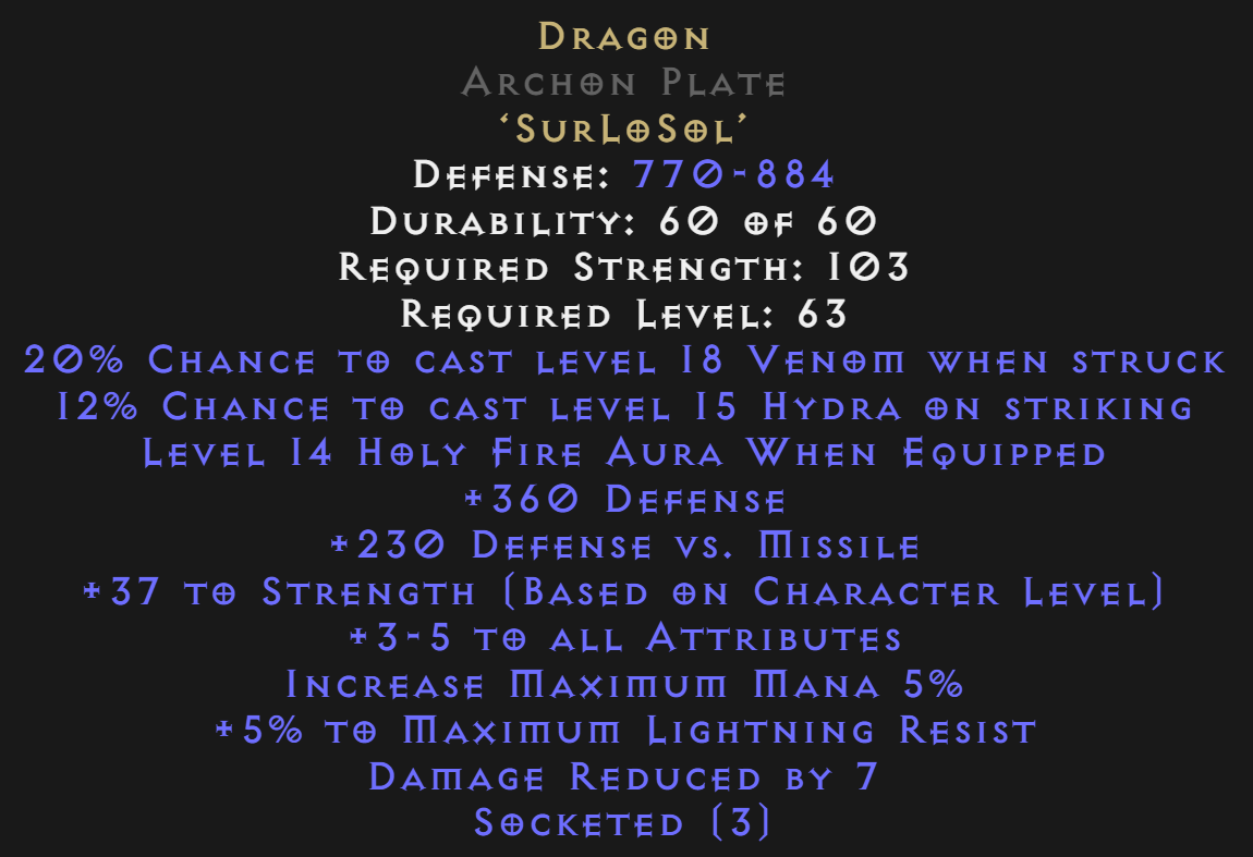 buy d2r dragon archon